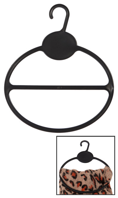 Black Plastic Scarf Hangerszoom Black Plastic Scarf Hangerszoom