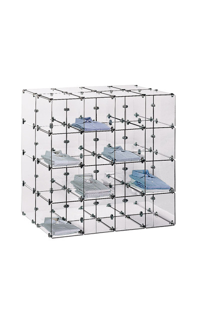 4 x 4 Double Sided 14" x 14" Glass Cube Kit with Metal Clipszoom 4 x 4 Double Sided 14" x 14" Glass Cube Kit with Metal Clipszoom