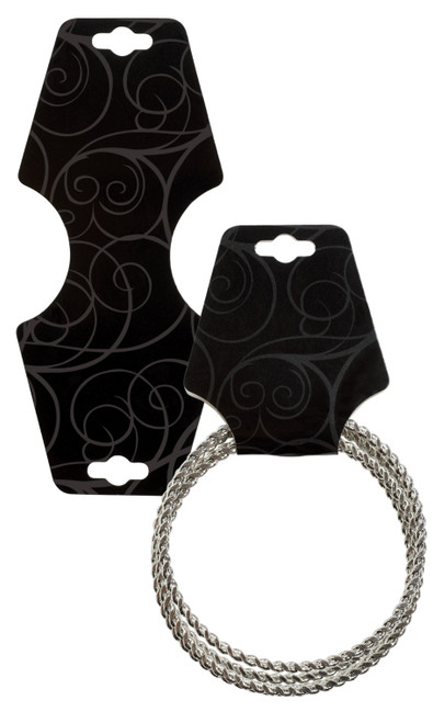 Black Swirl Self-Adhesive Jewelry Foldoverszoom Black Swirl Self-Adhesive Jewelry Foldoverszoom