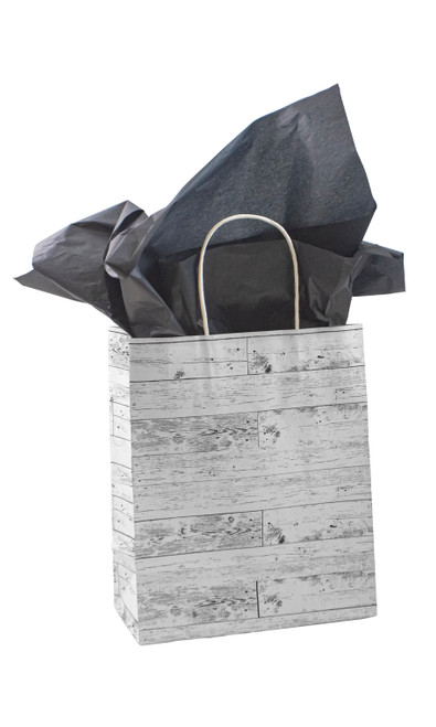 Medium Wood Pattern Paper Shopping Bags - Case of 100zoom Medium Wood Pattern Paper Shopping Bags - Case of 100zoom