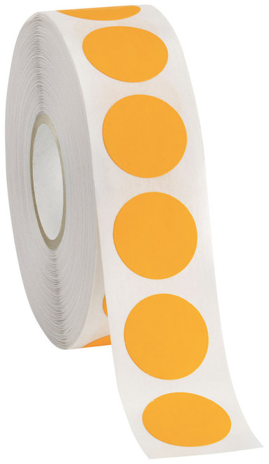 Self-Adhesive Fluorescent Orange Labelszoom Self-Adhesive Fluorescent Orange Labelszoom