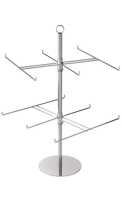 2-Tier Countertop Peg Spinner Rackzoom 2-Tier Countertop Peg Spinner Rackzoom