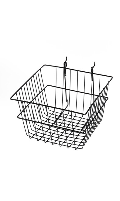 An image of the 12 x 12 x 8 inch Mini Grid Basket for Slatwall & Wire Grid An image of the 12 x 12 x 8 inch Mini Grid Basket for Slatwall & Wire Grid