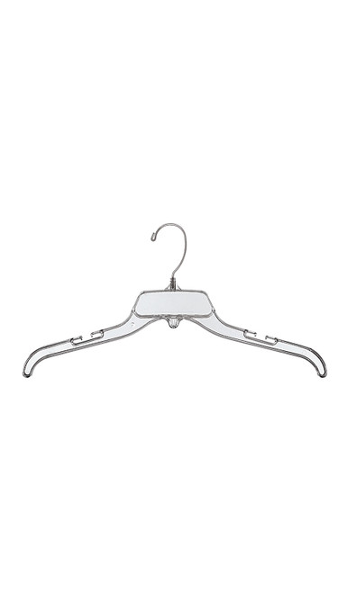Economy 17 inch Break-Resistant Clear Plastic Dress Hangerszoom Economy 17 inch Break-Resistant Clear Plastic Dress Hangerszoom