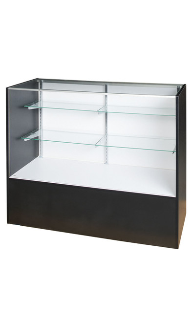 48 inch Full Vision Black Display Case Fully Assembled with Lightingzoom 48 inch Full Vision Black Display Case Fully Assembled with Lightingzoom