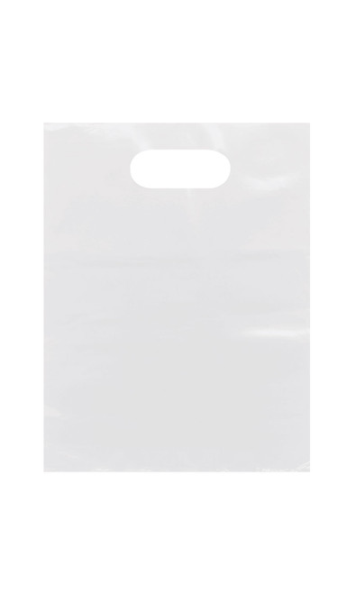 Large Clear Frosted Plastic Merchandise Bags - Case of 250zoom Large Clear Frosted Plastic Merchandise Bags - Case of 250zoom