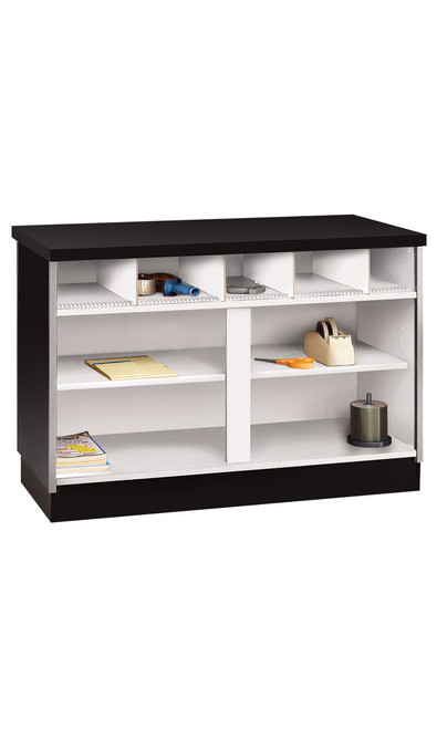 48 inch Black Metal Framed Service Counter Ready To Assemblezoom 48 inch Black Metal Framed Service Counter Ready To Assemblezoom