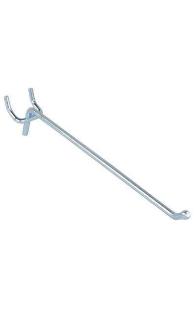 8 inch Chrome Peg Hook for ¼ inch Pegboardzoom 8 inch Chrome Peg Hook for ¼ inch Pegboardzoom