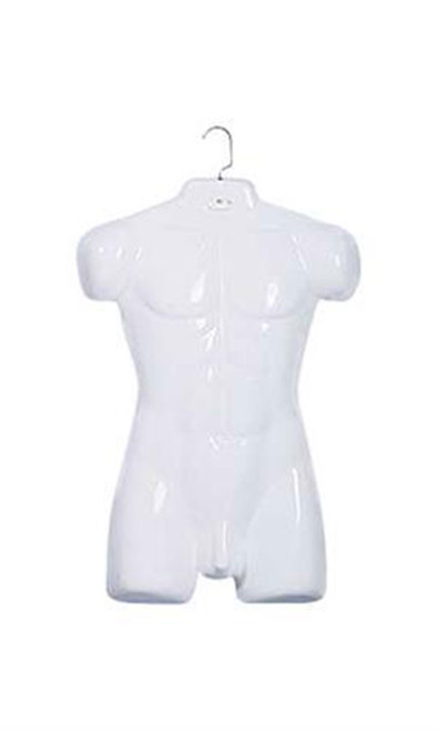 Economy Male White Plastic Torso Formzoom Economy Male White Plastic Torso Formzoom