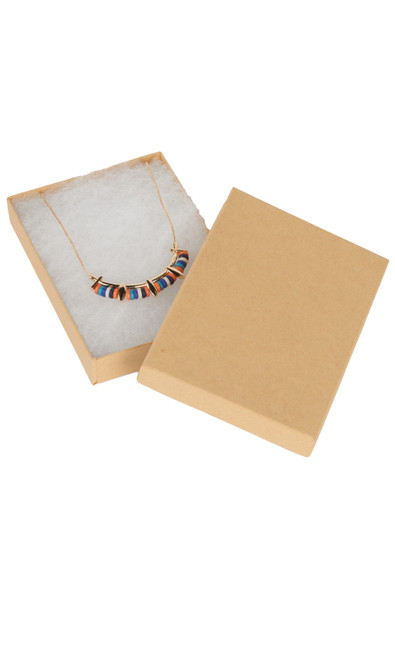 5 ¼ x 3 ¾ x 7/8 inch Cotton Filled Jewelry Boxes - Case of 100zoom 5 ¼ x 3 ¾ x 7/8 inch Cotton Filled Jewelry Boxes - Case of 100zoom