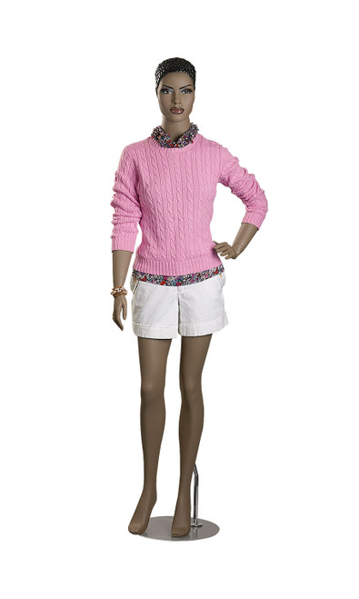 Female African-American Complexion Fiberglass Mannequinzoom Female African-American Complexion Fiberglass Mannequinzoom