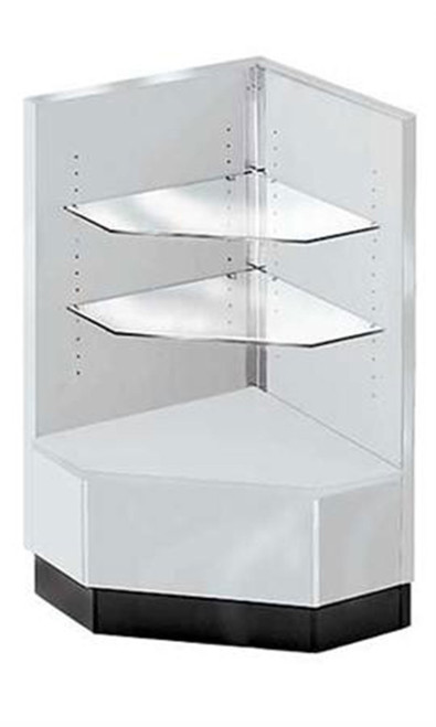 Gray Metal Framed Open-Shelf Corner Filler Ready To Assemblezoom Gray Metal Framed Open-Shelf Corner Filler Ready To Assemblezoom
