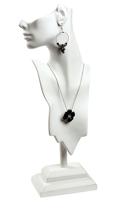 an image of the large side profile earring and necklace display an image of the large side profile earring and necklace display