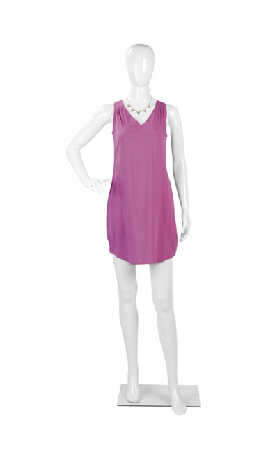 Female Glossy White Plastic Mannequin Pose 2zoom Female Glossy White Plastic Mannequin Pose 2zoom
