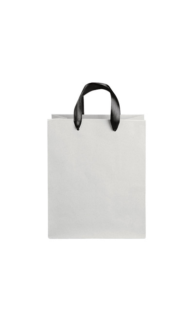 Medium White on Kraft Premium Folded Top Paper Bags Black Ribbon Handleszoom Medium White on Kraft Premium Folded Top Paper Bags Black Ribbon Handleszoom