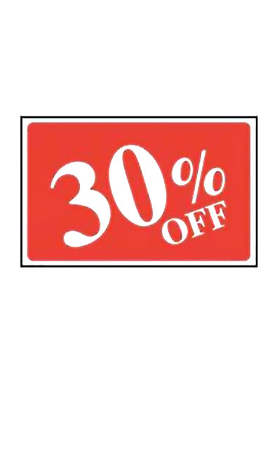 30% Off Rectangle Sign Cardzoom