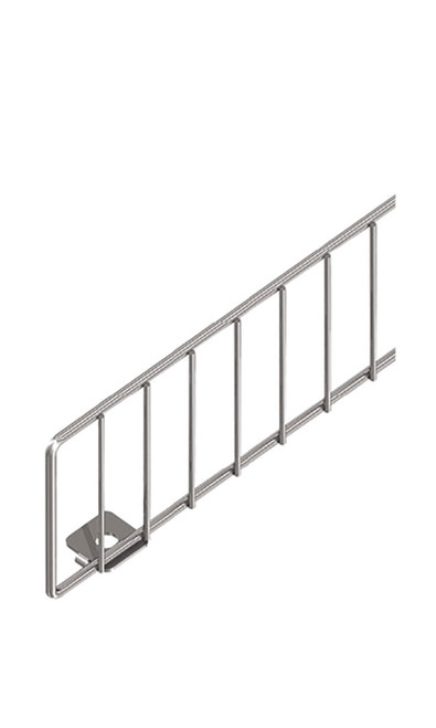 3 x 15 inch Chrome Wire Fence for Pegboardzoom 3 x 15 inch Chrome Wire Fence for Pegboardzoom
