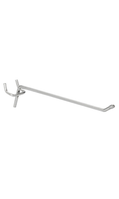 6 inch Chrome Peg Hook for 1/8 inch or 1/4 inch Pegboardzoom 6 inch Chrome Peg Hook for 1/8 inch or 1/4 inch Pegboardzoom