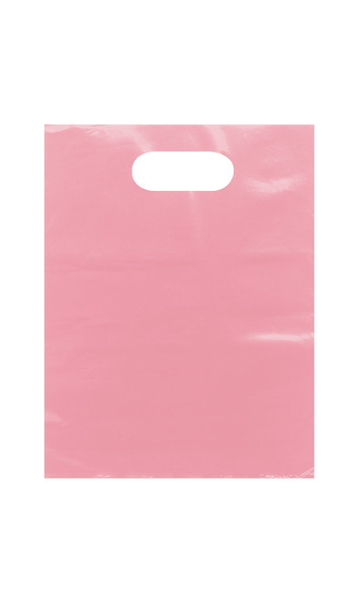 Small Pink Frosted Plastic Merchandise Bags - Case of 250zoom Small Pink Frosted Plastic Merchandise Bags - Case of 250zoom