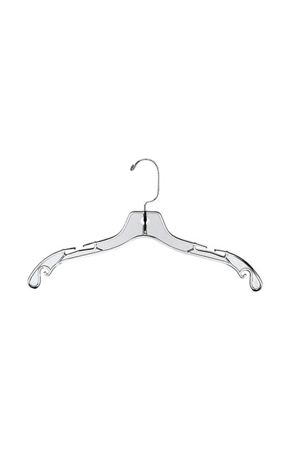 Economy 17 inch Plastic Dress Hangers - Case of 20zoom Economy 17 inch Plastic Dress Hangers - Case of 20zoom