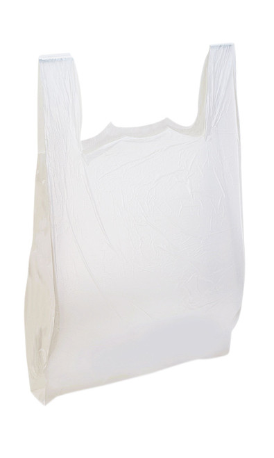 Large White Plastic T-Shirt Bags - Case of 500zoom Large White Plastic T-Shirt Bags - Case of 500zoom