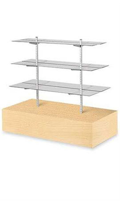 Maple Glass Shelf Gondolazoom Maple Glass Shelf Gondolazoom