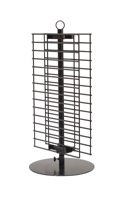 Double Wire Grid Countertop Spinner Rack zoom Double Wire Grid Countertop Spinner Rack zoom