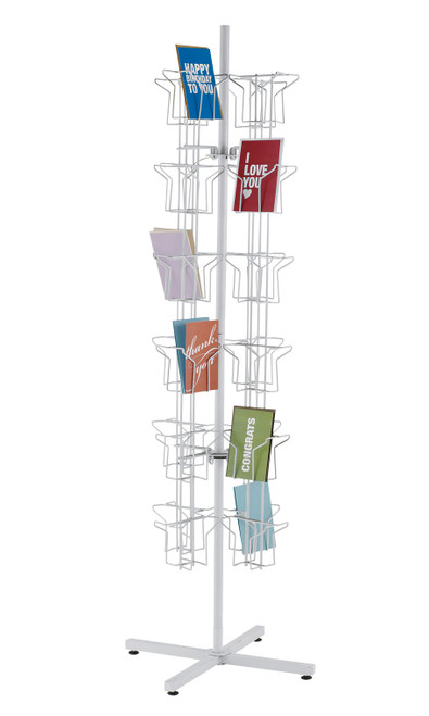 48-Pocket Rotating Greeting Card Rackzoom 48-Pocket Rotating Greeting Card Rackzoom