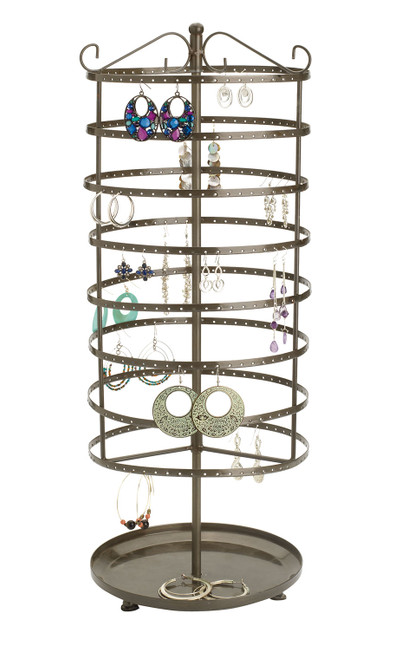Large Tiered Round Rotating Jewelry Displayzoom Large Tiered Round Rotating Jewelry Displayzoom
