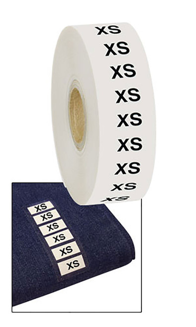 Wrap Around Clothing Size Labels   -Size XSzoom Wrap Around Clothing Size Labels   -Size XSzoom