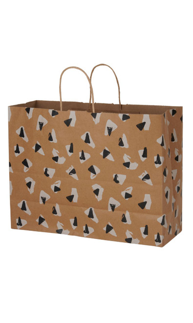 Large (Vogue) - Retro Paper Shopping Bags - Case of 100zoom Large (Vogue) - Retro Paper Shopping Bags - Case of 100zoom