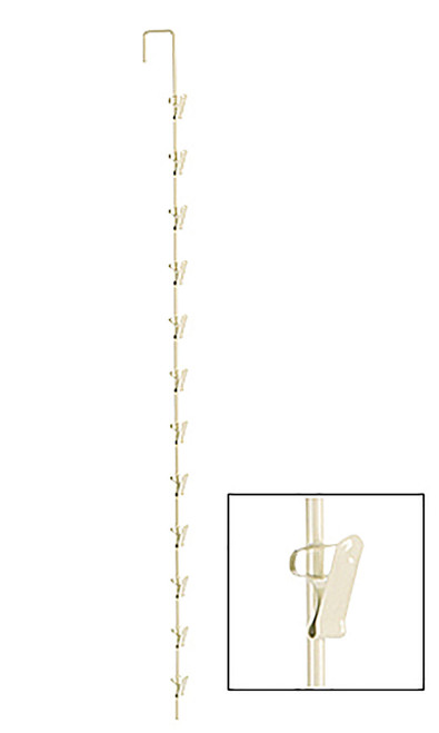 Metal Spring Clip 12 Hook Merchandiser Stripzoom Metal Spring Clip 12 Hook Merchandiser Stripzoom