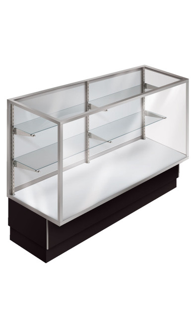 48 inch Full Vision Black Metal Framed Display Case Fully Assembled with Lightingzoom 48 inch Full Vision Black Metal Framed Display Case Fully Assembled with Lightingzoom