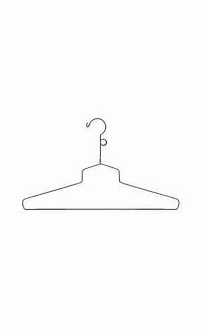 18 inch Chrome Metal Shirt Hangers Case of 100zoom 18 inch Chrome Metal Shirt Hangers Case of 100zoom