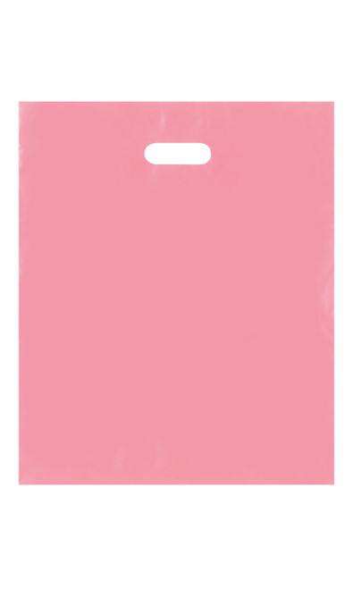 Large Pink Frosted Plastic Merchandise Bags - Case of 250zoom Large Pink Frosted Plastic Merchandise Bags - Case of 250zoom