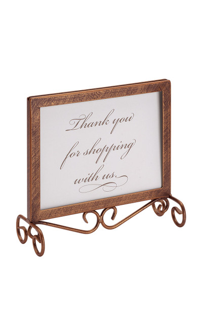 Boutique Cobblestone 7 ¼ x 7 inch Countertop Sign Holderzoom Boutique Cobblestone 7 ¼ x 7 inch Countertop Sign Holderzoom