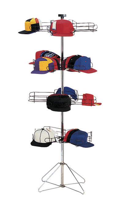4-Tier Rotating Standing Cap Rackzoom 4-Tier Rotating Standing Cap Rackzoom