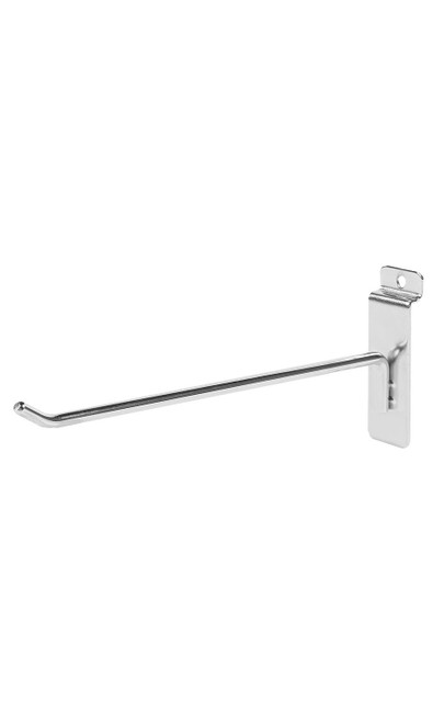 8 inch Chrome Peg Hook for Slatwallzoom 8 inch Chrome Peg Hook for Slatwallzoom