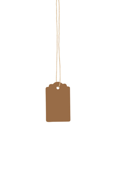 Small Strung Scalloped Khaki Tagszoom Small Strung Scalloped Khaki Tagszoom