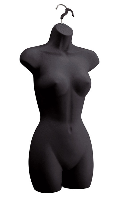Female Molded Black Shapely Form with Hookzoom Female Molded Black Shapely Form with Hookzoom